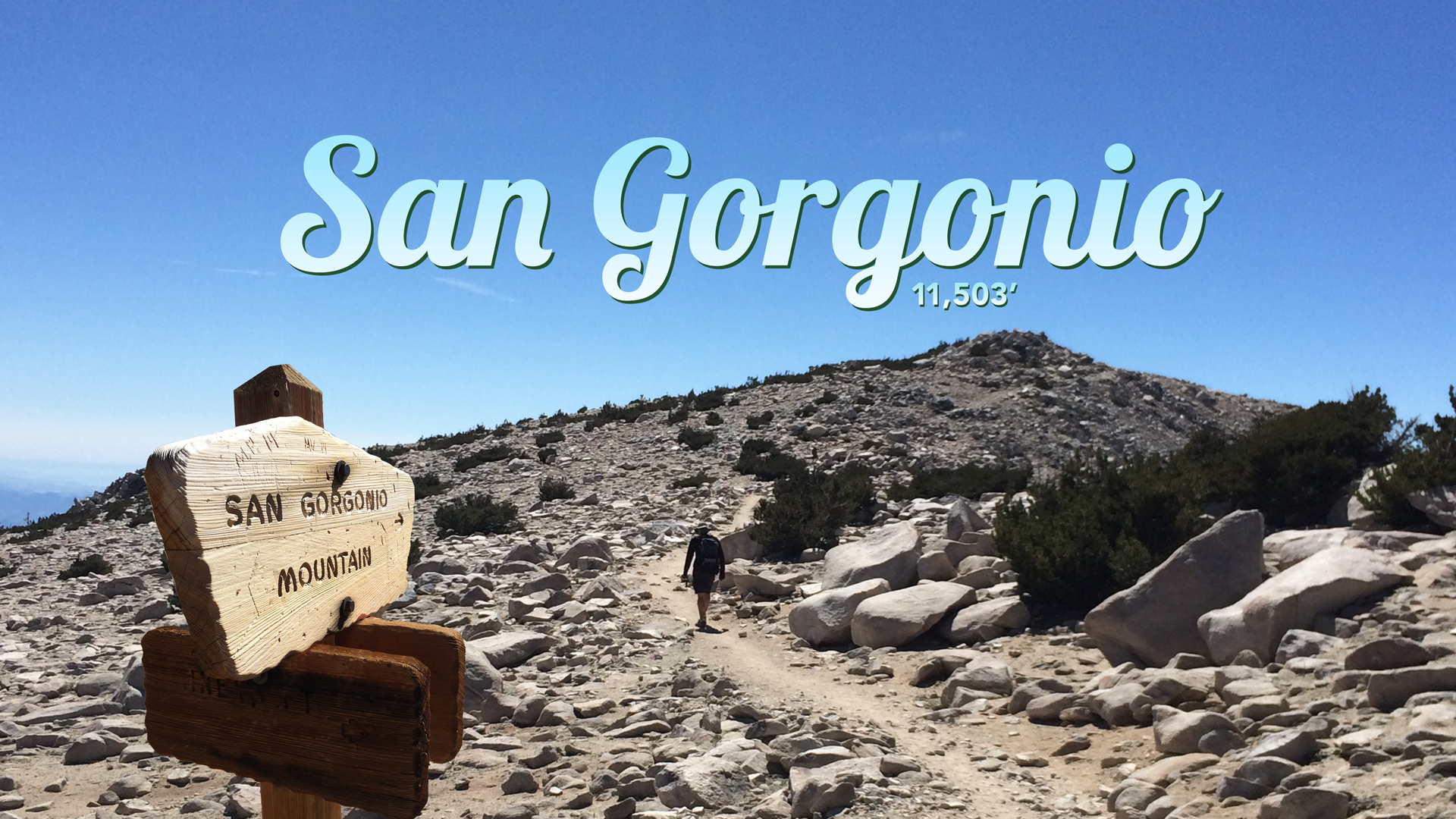 Local Trek San Gorgonio, trek poster